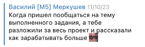 Скриншот отзыва: Василий Меркушев